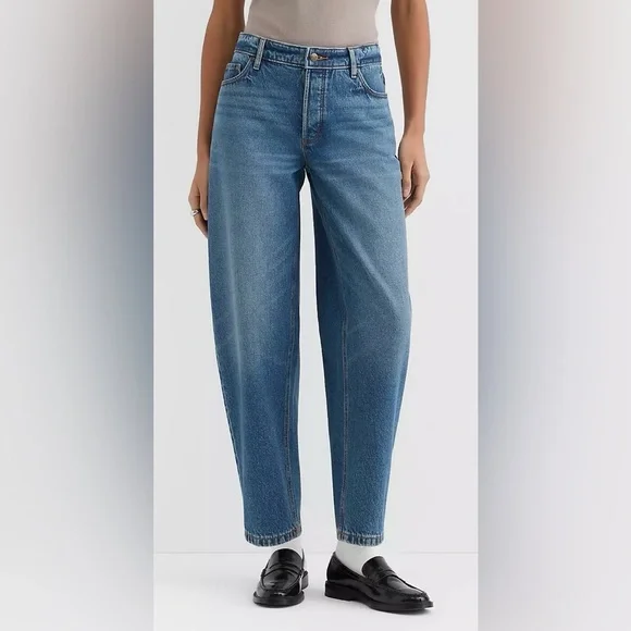 LOFT The Barrel Denim Jeans - Picture 2 of 9